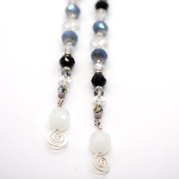 Black/White Party Ceiling Fan Pulls - Picture 2 of 5